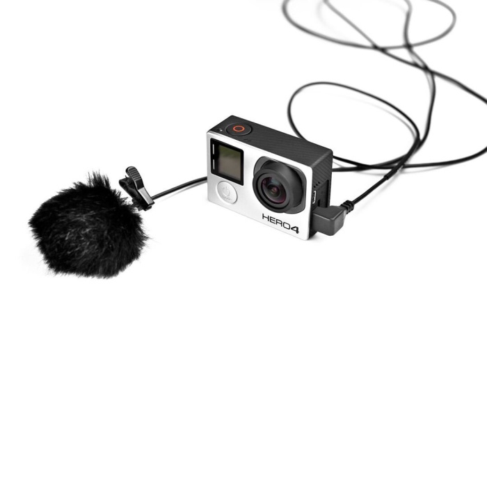 MXL Microphones 01 0118 MM-165GP Condenser Yaka Mikrofonu | GoPro Uyumlu Aksiyon Kamerası Mikrofonu